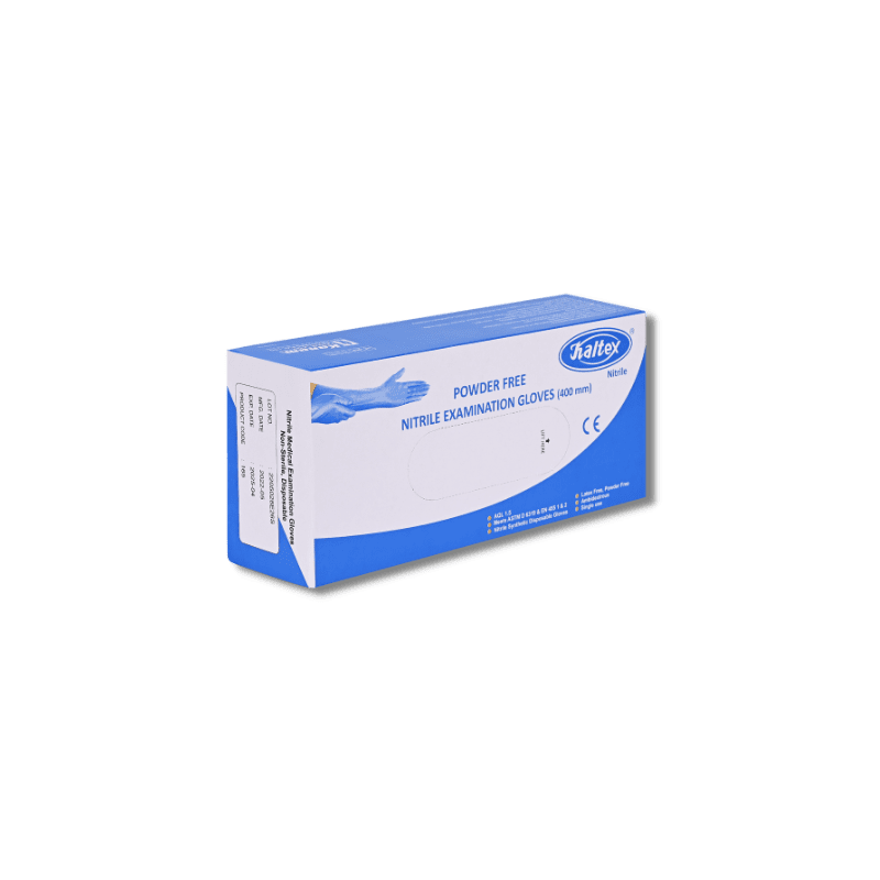 POWDER FREE NITRILE EXAMINATION GLOVES - 400 MM