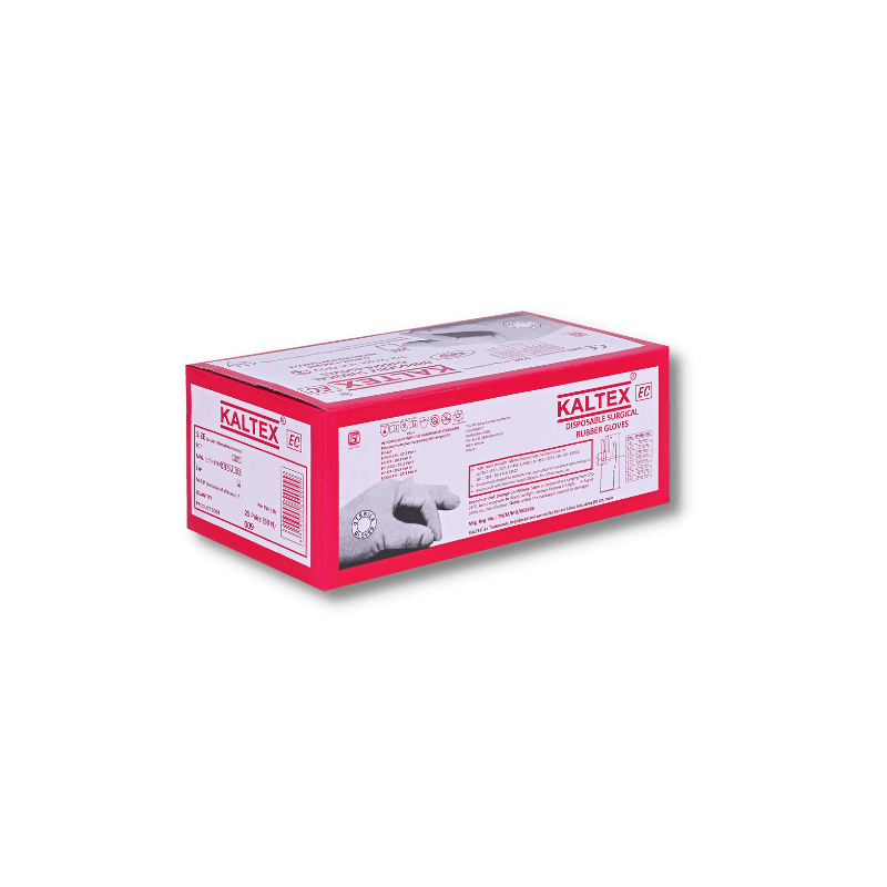 KALTEX DISPOSABLE SURGICAL RUBBER GLOVES
